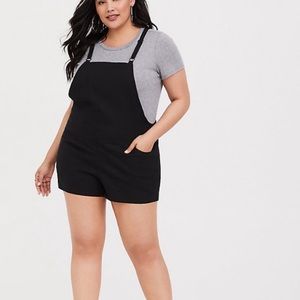Torrid Black Shortall NEVER WORN